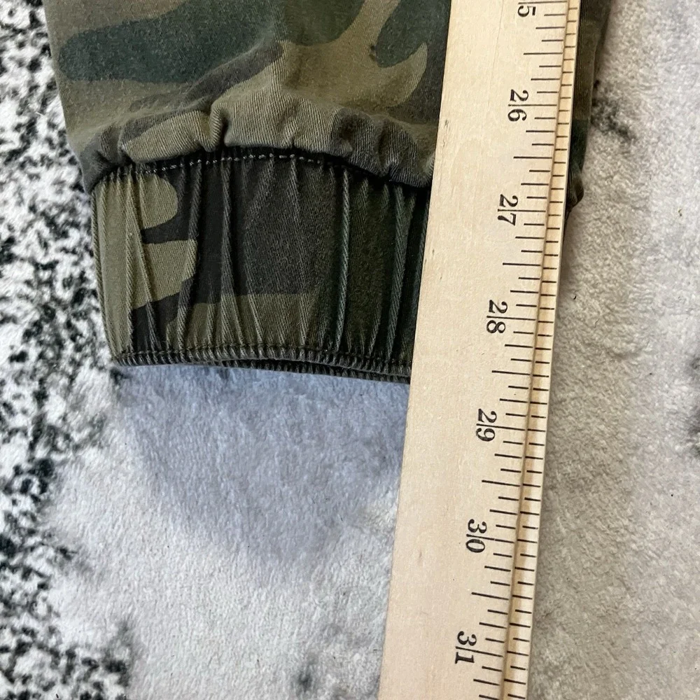 Hollister‎ Pants Womens Size M Green Camo Ultra High Rise Jogger Stretch